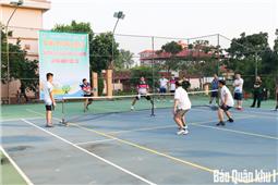 Khai mạc Giải Pickleball chào mừng Đại hội Đảng bộ Cục Chính trị lần thứ XI